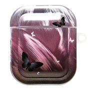 Чехол - PCP10 для кейса "Apple AirPods/AirPods 2" (silver/pink) (230460)