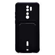 Чехол-накладка - SC304 с картхолдером для "Xiaomi Redmi Note 8 Pro" (black) (208788)