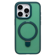 Чехол-накладка - SM088 SafeMag  для "Apple iPhone 15 Pro" (dark green)