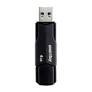 Флэш накопитель USB  4 Гб Smart Buy CLUE (black)