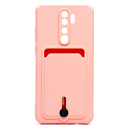 Чехол-накладка - SC304 с картхолдером для "Xiaomi Redmi Note 8 Pro" (light pink) (208792)