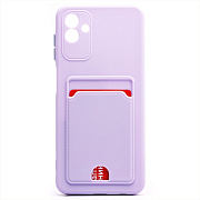 Чехол-накладка - SC315 с картхолдером для "Samsung SM-A045 Galaxy A04" (light violet) (214454)