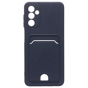Чехол-накладка - SC315 с картхолдером для "Samsung SM-A047 Galaxy A04s" (dark blue)
