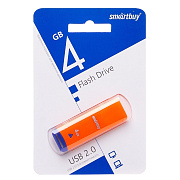 Флэш накопитель USB 4 Гб Smart Buy Easy (orange)