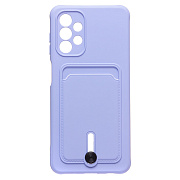 Чехол-накладка - SC304 с картхолдером для "Samsung SM-A047 Galaxy A04s" (dark violet)