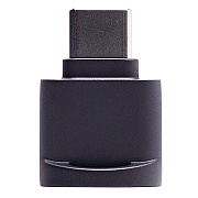 Адаптер - для чтения карт microSD, Type-C порт (black) 