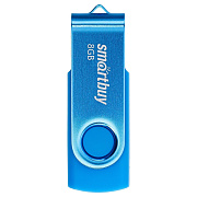 Флэш накопитель USB  8 Гб Smart Buy Twist (blue)