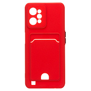 Чехол-накладка - SC315 с картхолдером для "OPPO realme C31" (red)