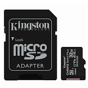 Карта флэш-памяти MicroSD 32 Гб Kingston Canvas Select Plus UHS-1, A1+ SD адаптер (205115) (black)