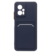 Чехол-накладка - SC315 с картхолдером для "Xiaomi Poco X4 GT/Redmi Note 11T Pro" (dark blue) (214430)