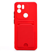 Чехол-накладка - SC315 с картхолдером для "Xiaomi Redmi A1+" (red)