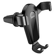 Держатель автомобильный Hoco зажим CA92 (повр. уп.) в дефлектор (black)