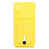Чехол-накладка - SC304 с картхолдером для "Xiaomi Redmi 9A/Redmi 9i" (yellow)