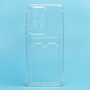 Чехол-накладка - SC276 с картхолдером для "Honor 200 lite" (transparent) (232716)