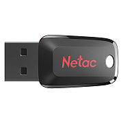 Флэш накопитель USB 128 Гб Netac U197 mini (black/red)