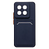 Чехол-накладка - SC337 с картхолдером для "Xiaomi 14 Pro" (dark blue) (228830)