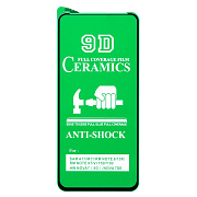 Защитное стекло Full Screen - 2,5D Ceramics для "Xiaomi Redmi Note 9" (тех. уп) (black)