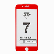 Защитное стекло Full Screen Activ 3D для "Apple iPhone 7 Plus/iPhone 8 Plus" (red)
