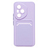 Чехол-накладка - SC337 с картхолдером для "Honor 400 Pro Global" (light violet) (240653)