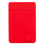 Картхолдер - CH04 футляр для карт на клеевой основе (red) 