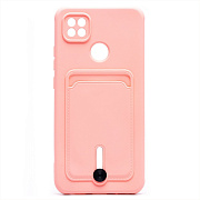 Чехол-накладка - SC304 с картхолдером для "Xiaomi Redmi 9C" (light pink)