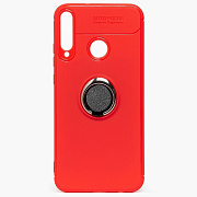 Чехол-накладка - SC131 для "Huawei Honor 9C/P40 Lite E" + кольцо держатель (red)