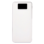 Внешний аккумулятор Power с LCD дисплеем 12000 mAh USB*2 (white)