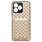 Чехол-накладка - SM022 c картхолдером для "Realme C53/C51/Note 50" (white)
