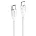 Кабель Type-C - Type-C Borofone BX19 PD 20W 100см 3A  (white)