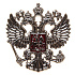 Наклейка - "Герб" (латунь) (black)