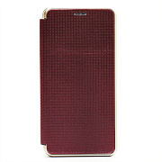 Чехол-книжка Brera Like Me для "Samsung SM-A805 Galaxy A80" (red/gold) откр.вбок