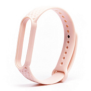 Ремешок - WB08 Xiaomi Mi Band 5/Mi Band 6 силикон на кнопке (регулируемый) (pink)