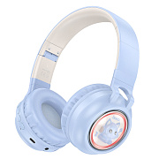 Bluetooth-наушники полноразмерные Hoco W50 Cute fun (blue)