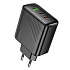 Адаптер Сетевой Hoco CS26A Article PD+QC 2Type-C/USB 3A/45W (black)