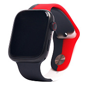 Ремешок - ApW Apple Watch 38/40/41 mm силикон (012) (multicolor)