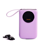 Внешний аккумулятор Hoco Q19 Lucky 30W 10000mAh Type-C/USB/Type-C/Lightning (purple)