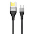 Кабель USB - micro USB Borofone BU11 12W 120см 2,4A  (black)