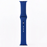 Ремешок - ApW Sport Band Apple Watch 38/40/41 mm силикон на кнопке (L) (blue)