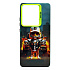 Чехол-накладка - PC094 для "Xiaomi Redmi Note 13 Pro 4G" (тигр) (transparent/black) (233845)