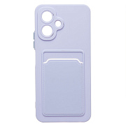 Чехол-накладка - SC337 с картхолдером для "Tecno Spark Go 2" (light violet) (241041)