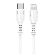 Кабель Type-C - Apple lightning Borofone BX51 12W 100см 2,4A  (white)