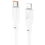 Кабель Type-C - Apple lightning Hoco X93 Force PD 20W 200см 3A  (white)