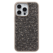 Чехол-накладка - PC096 POSH SHINE для "Apple iPhone 15 Pro Max" капли дождя (gray titanium) (237157)