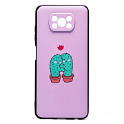 Чехол-накладка - SC185 для "Xiaomi Poco X3/Poco X3 Pro" (018) (light pink)