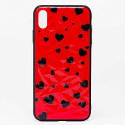 Чехол-накладка - SC150 для "Apple iPhone XS Max" (009) (red)