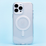 Чехол-накладка - SM006 SafeMag для "Apple iPhone 13 Pro Max" (прозрачный)