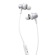 Проводные наушники с микрофоном внутриканальные Celebrat G5 Jack 3,5  (white)