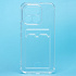 Чехол-накладка - SC276 с картхолдером для "Realme 16 Pro" (transparent) (244323)