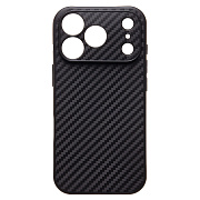 Чехол-накладка - SC347 carbon для "Apple iPhone 17 Pro" (black) (243215)