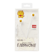 Проводные наушники с микрофоном - 003 Jack 3,5  (white)